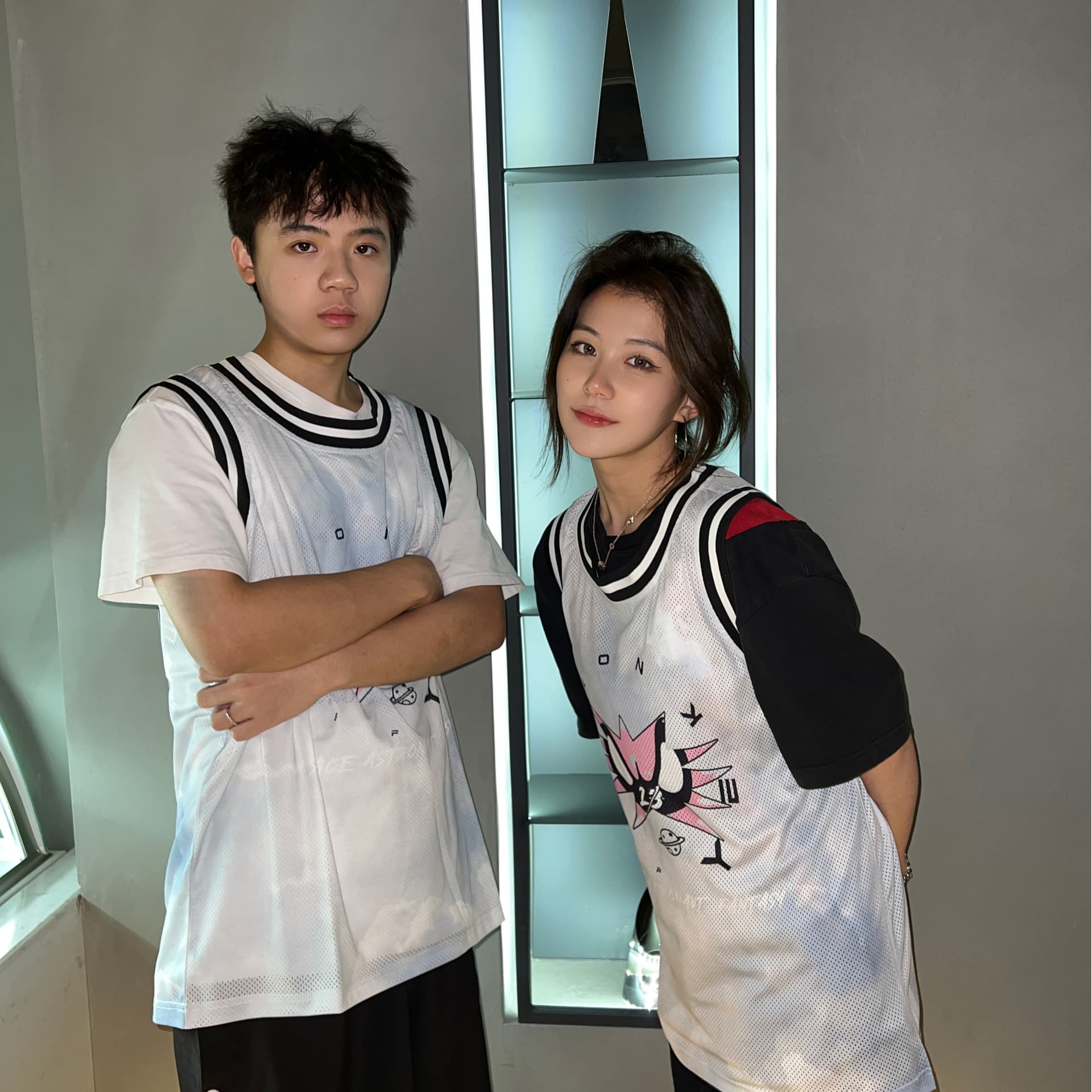 Баскетбольная майка FireMonkey White Cloud Basketball Vest - изображение 4