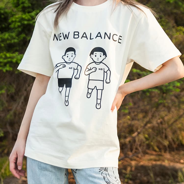 Футболка New Balance x Noritake Tee Ivory - изображение 5