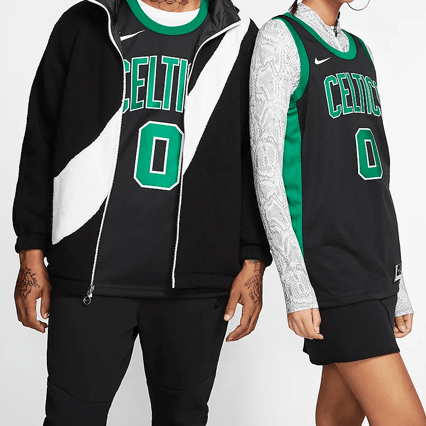 Баскетбольная майка Nike NBA Celtics Tatum 0 Black - изображение 4