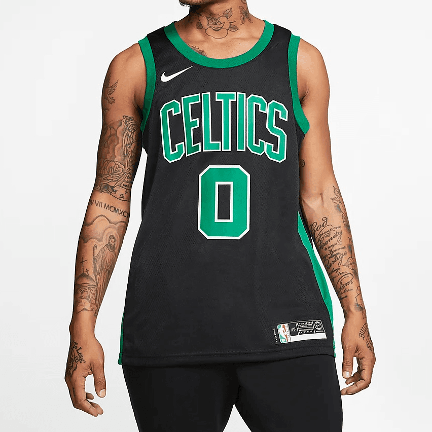 Баскетбольная майка Nike NBA Celtics Tatum 0 Black - изображение 5