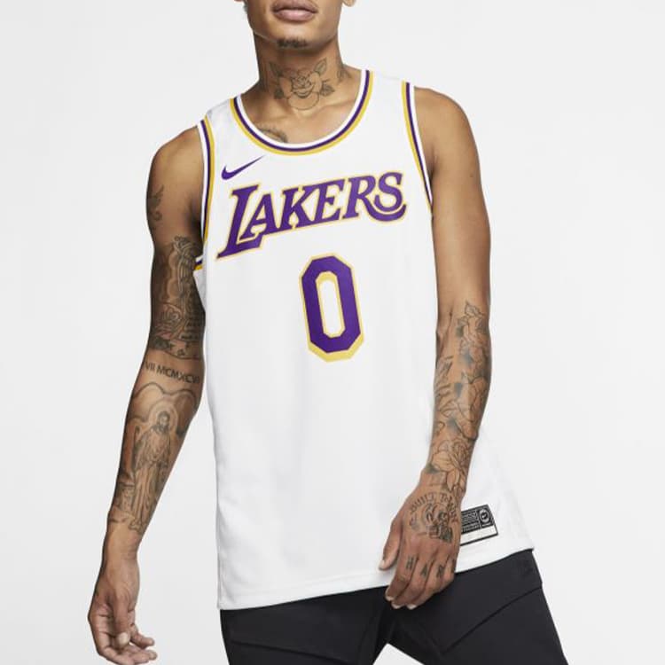 Баскетбольная майка Nike NBA Los Angeles Lakers Kuzma 0 Jersey - изображение 4