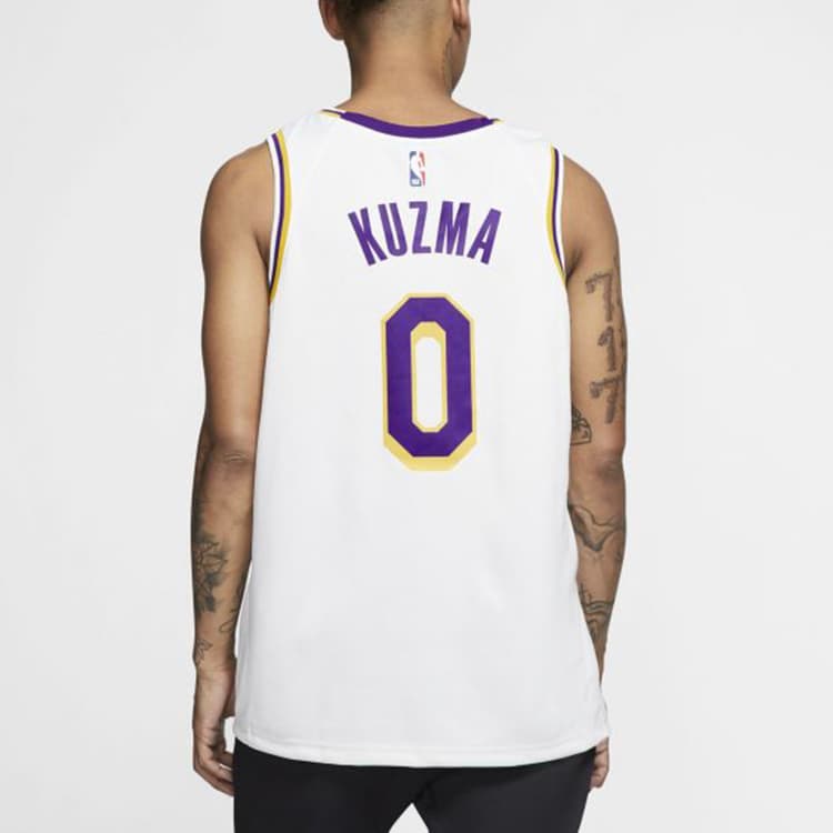 Баскетбольная майка Nike NBA Los Angeles Lakers Kuzma 0 Jersey - изображение 3