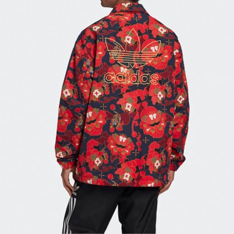 Куртка adidas Originals Coach Jacket Red - изображение 4