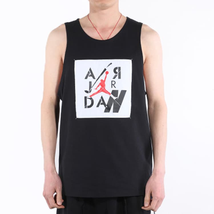 Баскетбольная майка Jordan Training Basketball Vest Black - изображение 3