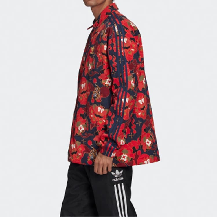 Куртка adidas Originals Coach Jacket Red - изображение 5