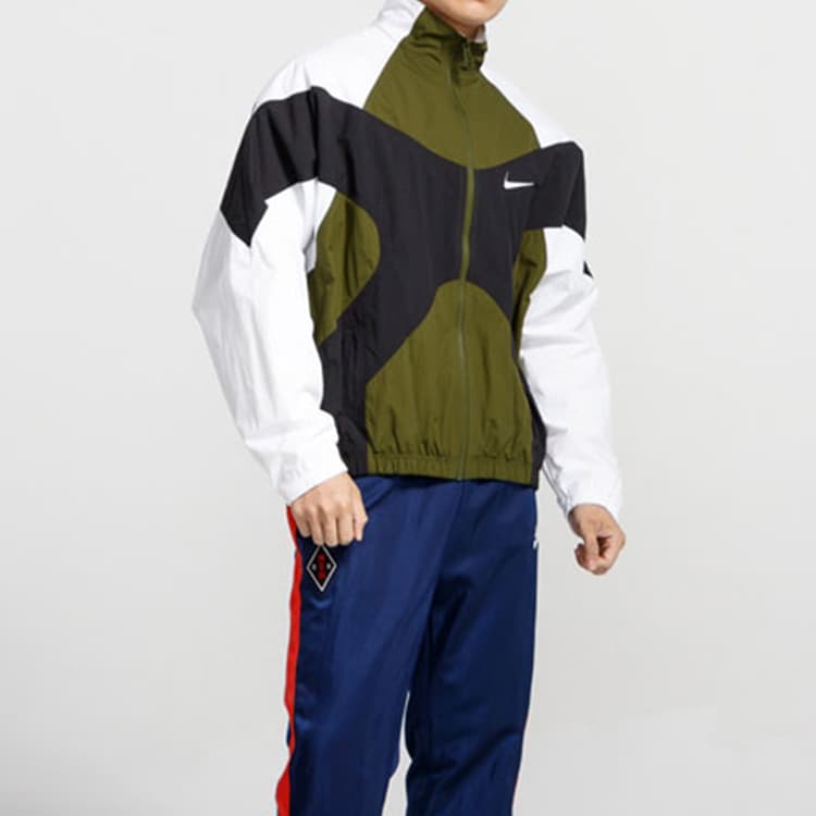 Куртка Nike Sportswear Woven Zip Jacket Military Green - изображение 4