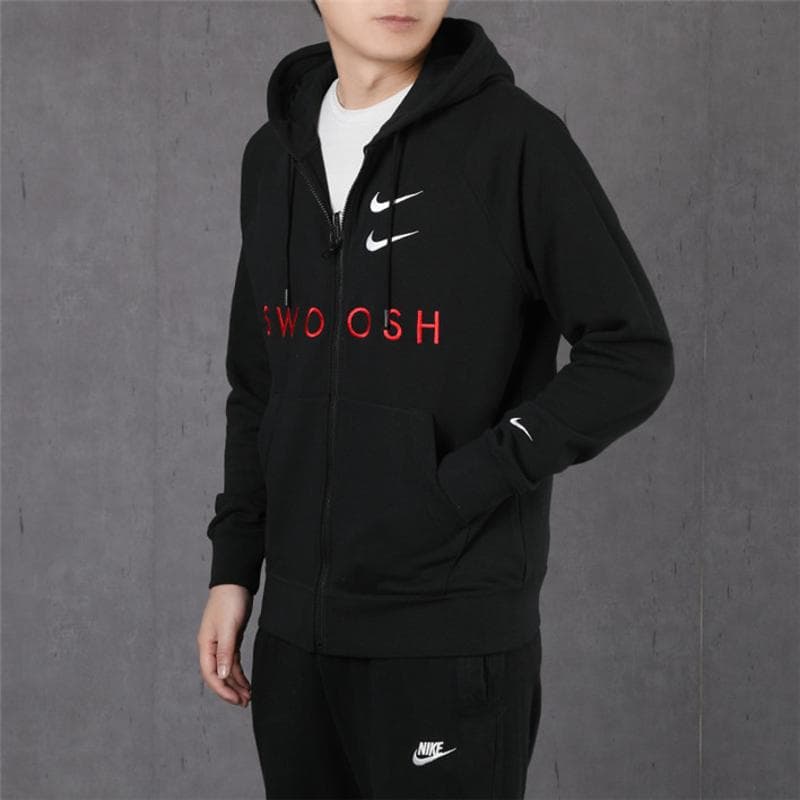 Куртка Nike Sportswear Swoosh Jacket Black - изображение 3