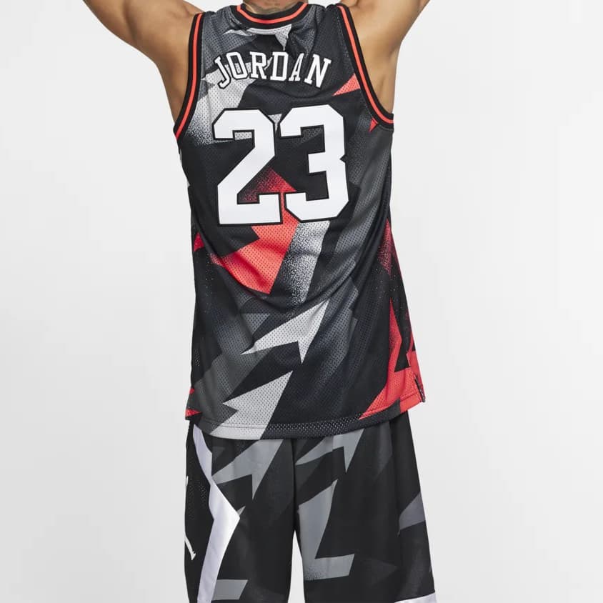 Баскетбольная майка Jordan Paris Saint-Germain Mesh Jersey Black - изображение 3