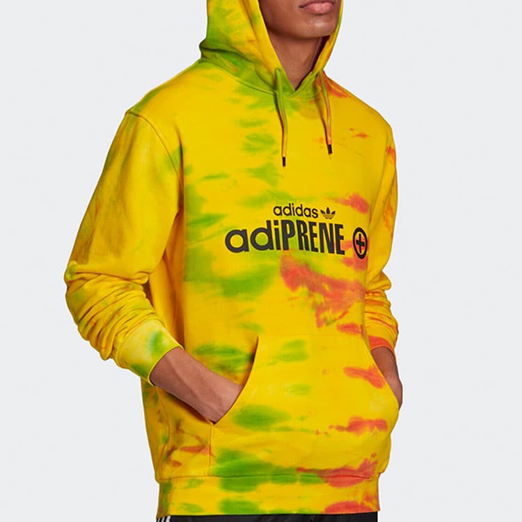 Худи adidas Originals Tie-Dye Hoodie Yellow - изображение 4