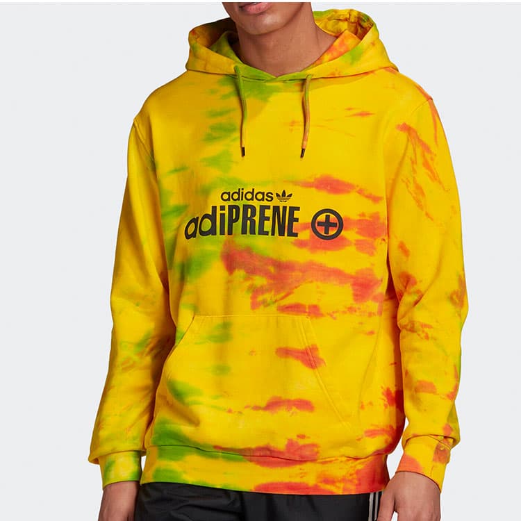 Худи adidas Originals Tie-Dye Hoodie Yellow - изображение 3