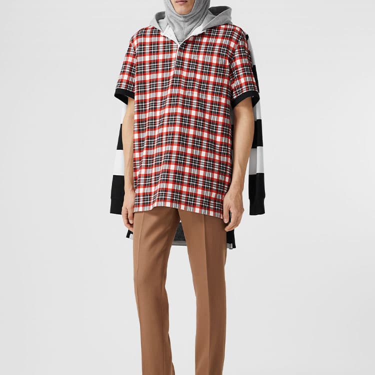 Худи Burberry Rugby Shirt Bright Red — фото 3