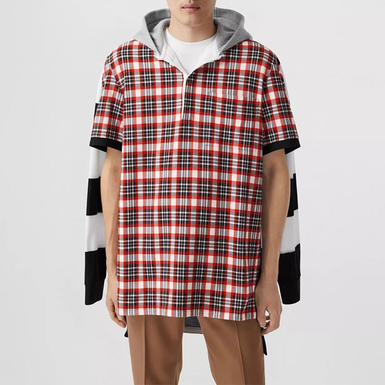 Худи Burberry Rugby Shirt Bright Red — фото 2