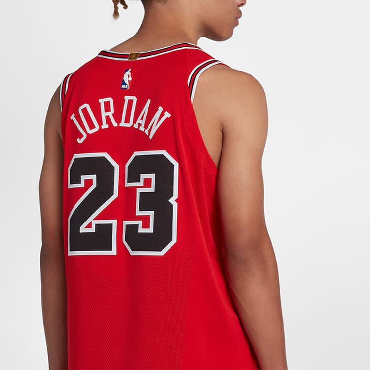 Баскетбольная майка Jordan NBA Icon Edition Authentic Jersey Chicago Bulls Red - изображение 6