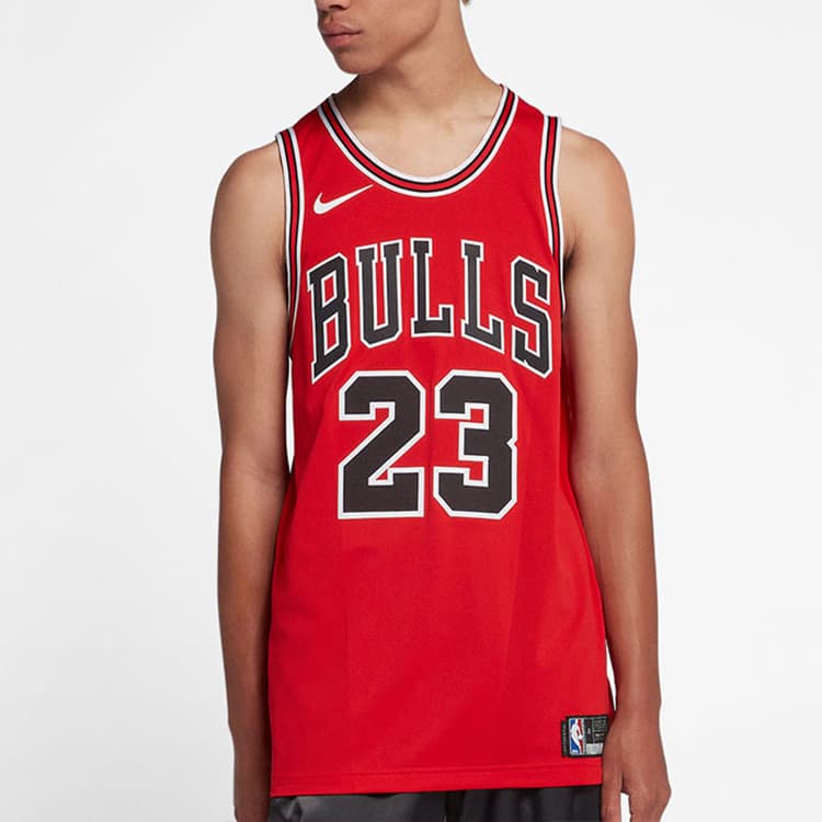 Баскетбольная майка Jordan NBA Icon Edition Authentic Jersey Chicago Bulls Red - изображение 5