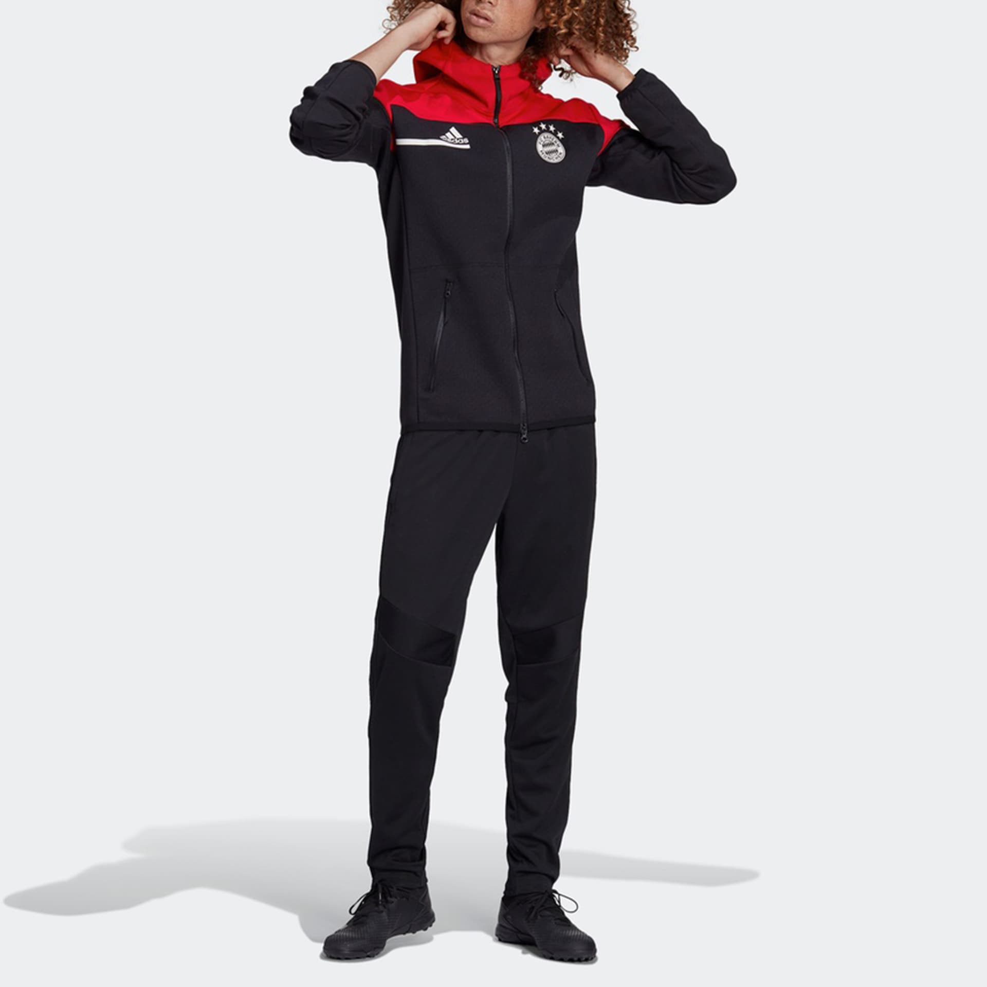 Куртка adidas Fcb zn 20-21 - изображение 5