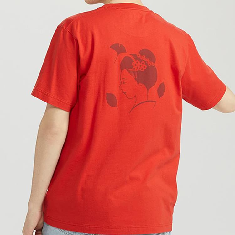 Футболка UNIQLO Miyage T-Shirt Orange Brown - изображение 4