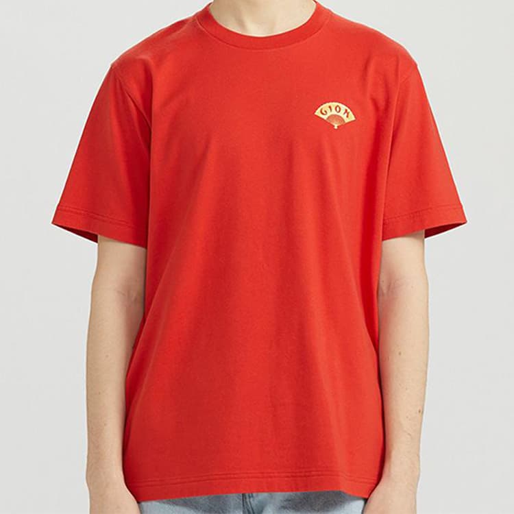 Футболка UNIQLO Miyage T-Shirt Orange Brown - изображение 3