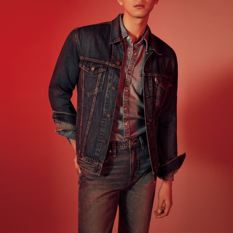 Джинсовая куртка Levi's Denim Jacket Navy - изображение 3