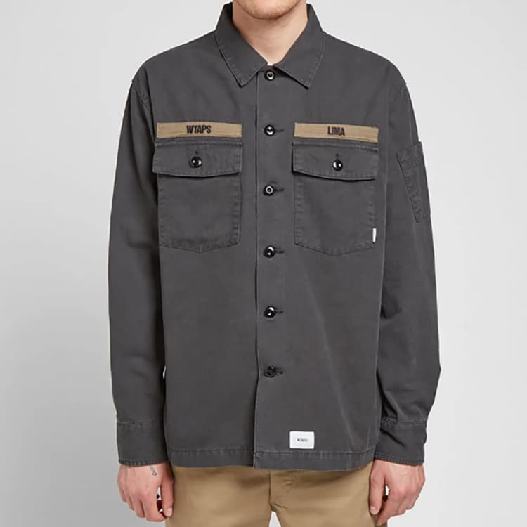 Кофта WTAPS Long Sleeve Shirt Black - изображение 3