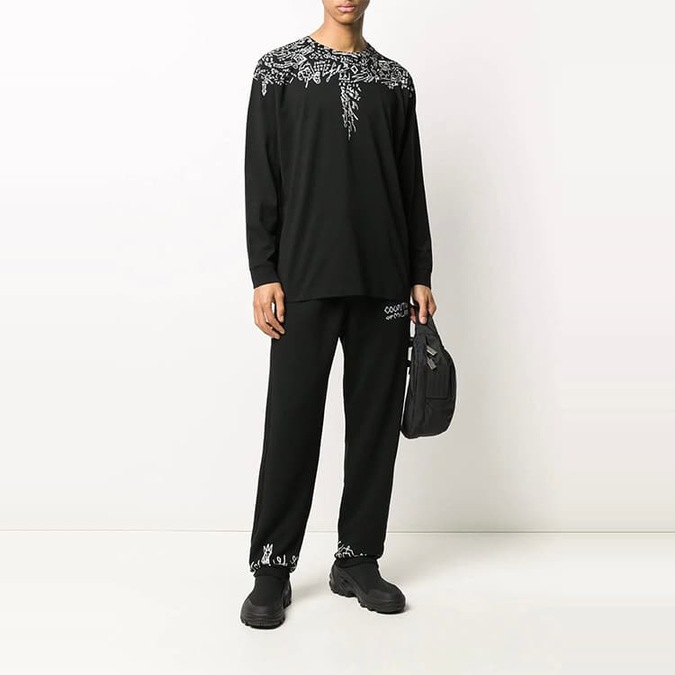 Кофта Marcelo Burlon Wings Long Sleeve T-Shirt Black - изображение 2