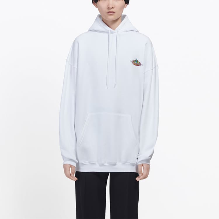 Худи Balenciaga Белый Женские Толстовки - изображение 3