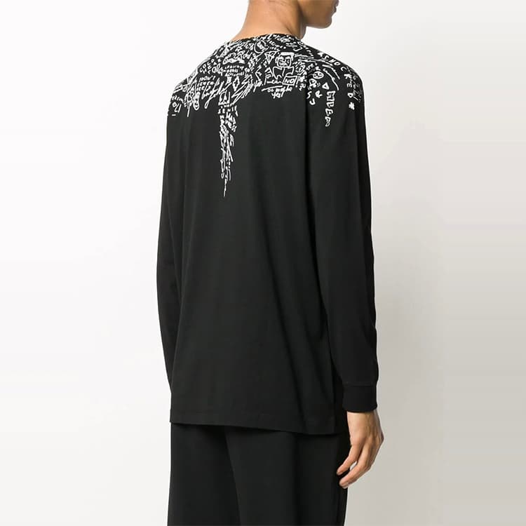 Кофта Marcelo Burlon Wings Long Sleeve T-Shirt Black - изображение 4