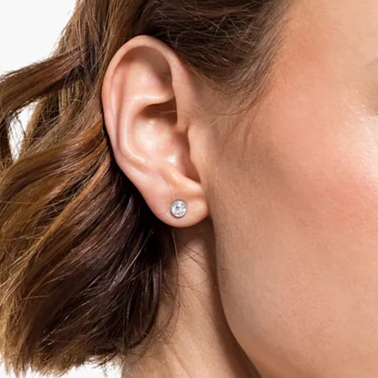 Серьги Swarovski Tennis Rhodium Earrings - изображение 4