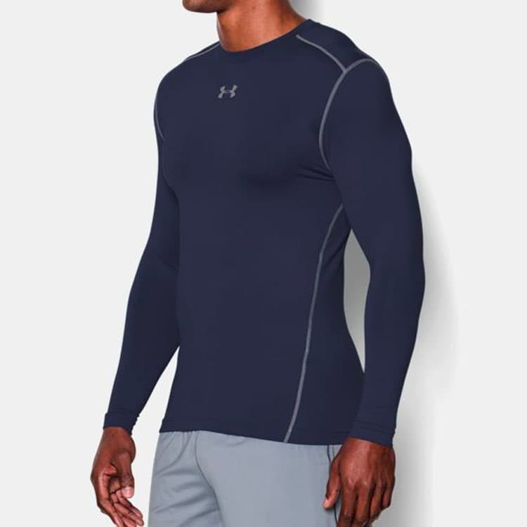 Спортивный костюм Under Armour HeatGear Compression Shirt Navy - изображение 5