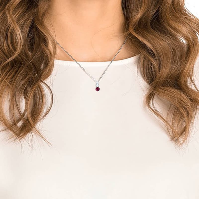 Ожерелье Swarovski Eternal Love Necklace Red - изображение 3