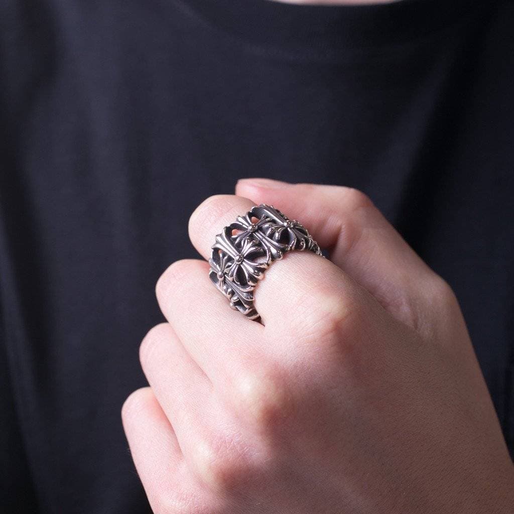 Кольцо Chrome Hearts Cross Ring Silver - изображение 6