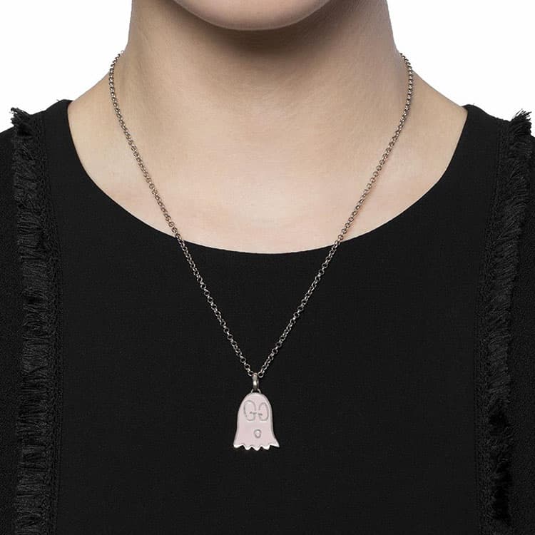 Ожерелье Gucci Ghost Necklace - изображение 6