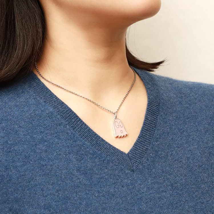 Ожерелье Gucci Ghost Necklace - изображение 7