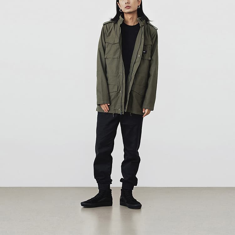 Куртка Vans Japanese Workwear Hooded Jacket Avocado Green - изображение 3