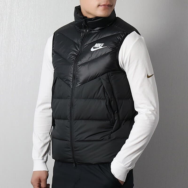 Зимняя куртка Nike NSW Down Fill Vest Black - изображение 5