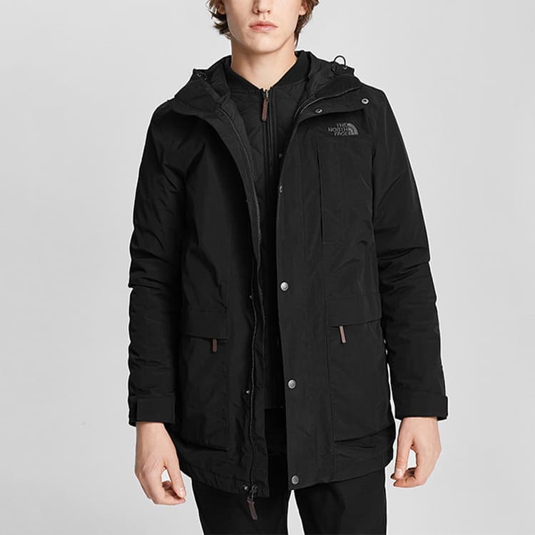 Демисезонная куртка The North Face Down Insulated Jacket Black Men - изображение 6