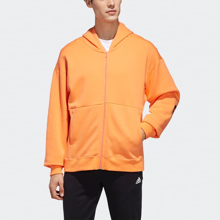 Куртка adidas Sport 2 Street Hoodie Orange - изображение 4