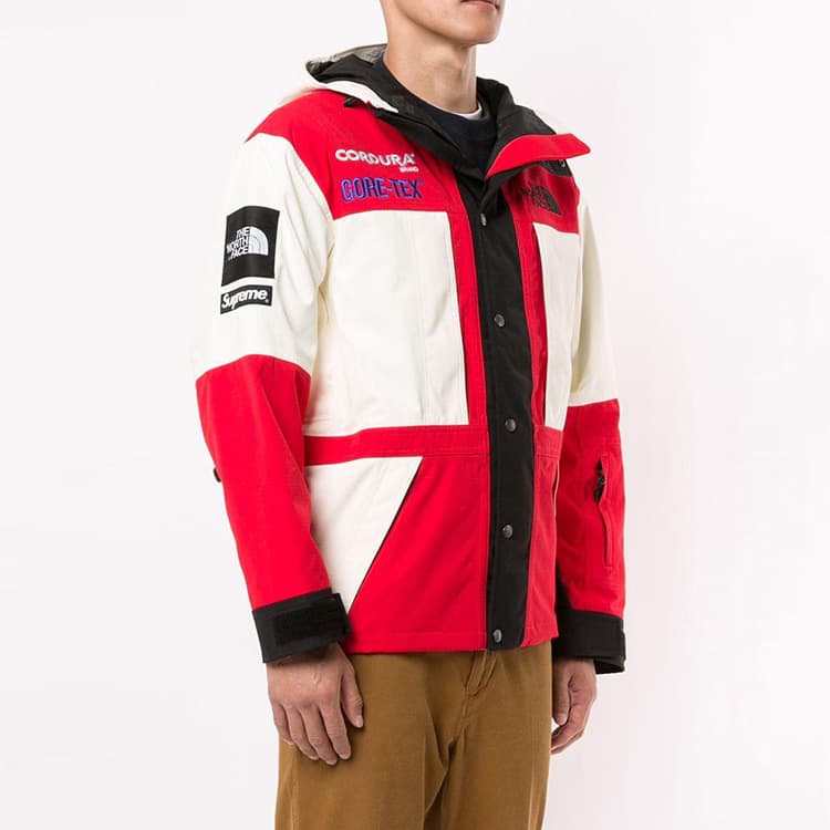 Демисезонная куртка Supreme x The North Face Expedition Jacket White - изображение 3