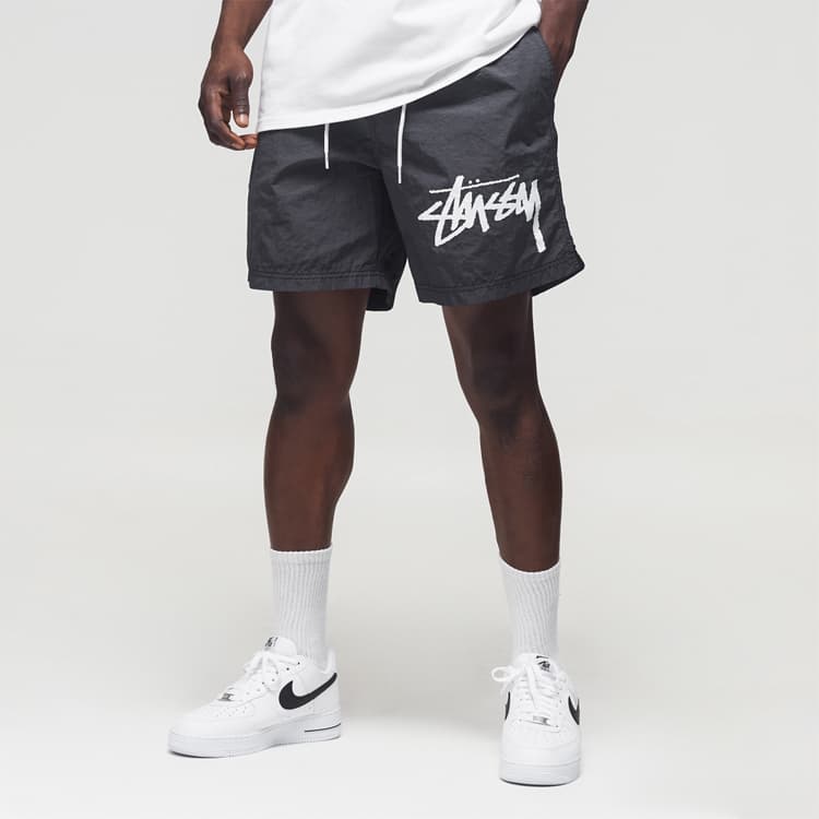 Шорты Stussy x Nike Logo Shorts Black - изображение 4