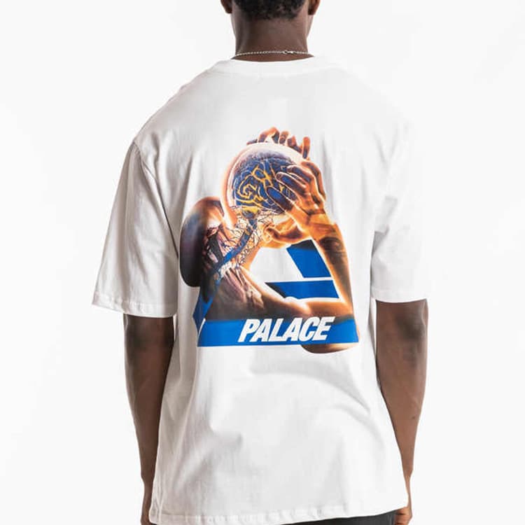 Футболка PALACE SS20 Tri-Gaine T-Shirt White T - изображение 4