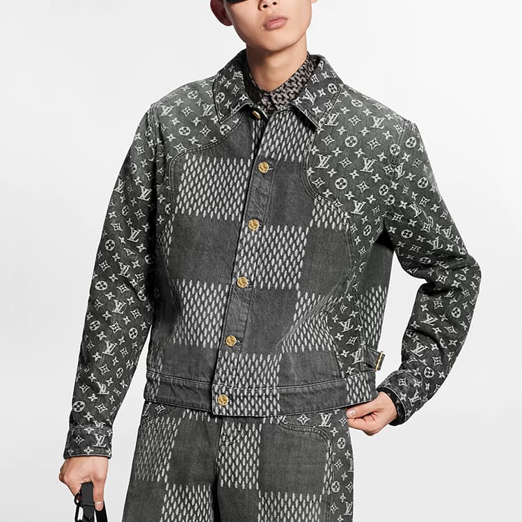 Джинсовая куртка Louis Vuitton x Nigo LV2 Denim Jacket Black - изображение 2
