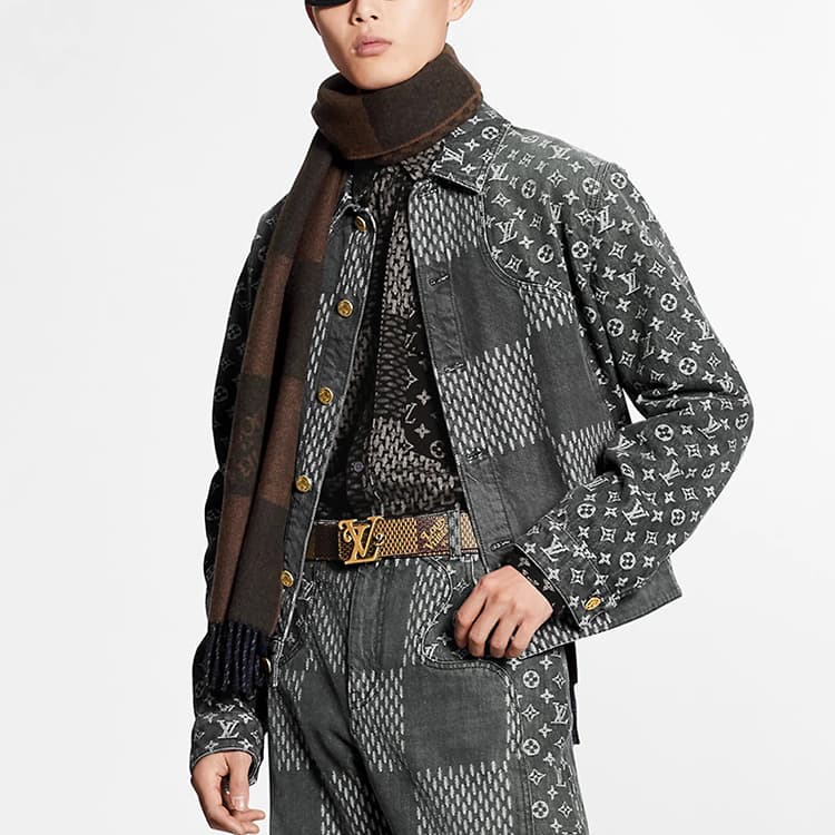 Джинсовая куртка Louis Vuitton x Nigo LV2 Denim Jacket Black - изображение 3
