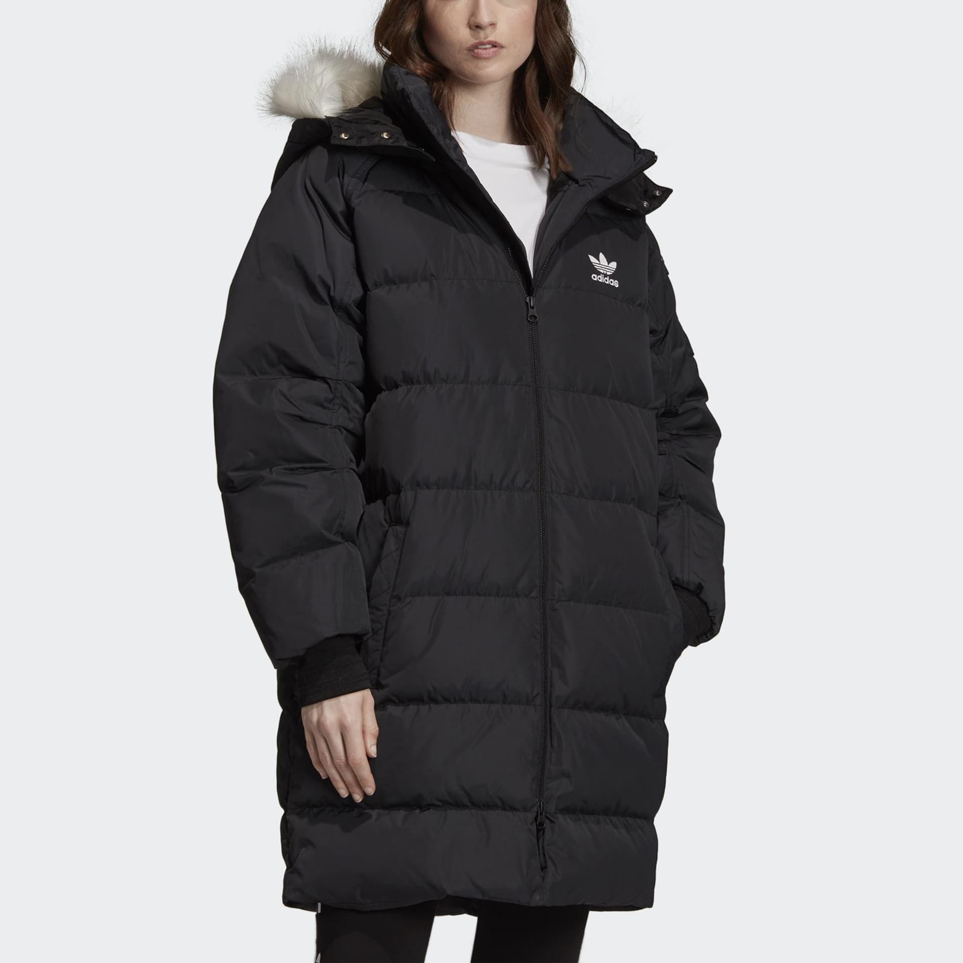 Пуховик adidas Originals Long Bomber - изображение 4