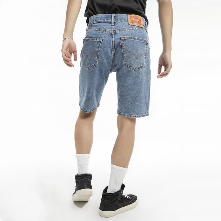 Джинсовые шорты Levi's Loose Straight Mid-Rise Denim Shorts - изображение 4