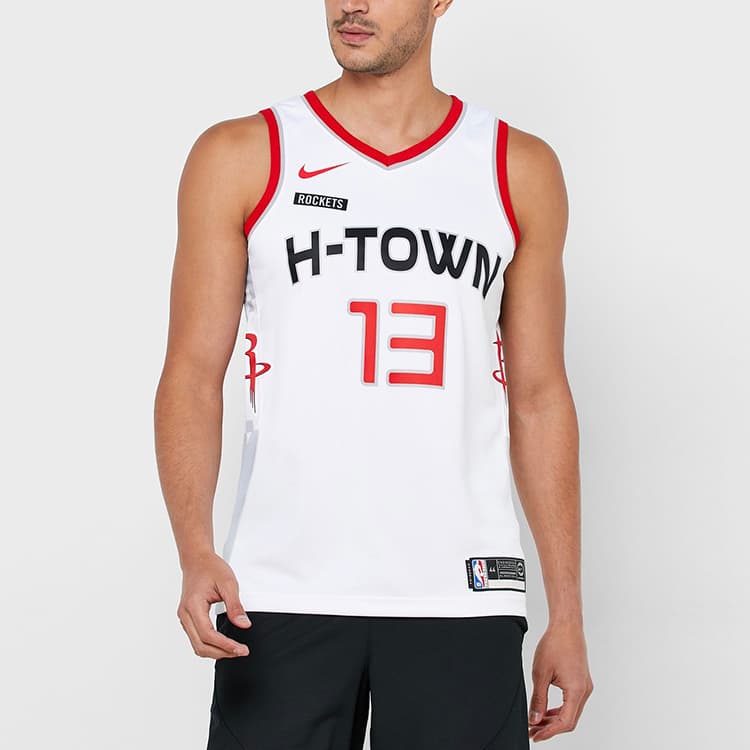 Баскетбольная майка Nike NBA James Harden 13 Jersey White - изображение 3