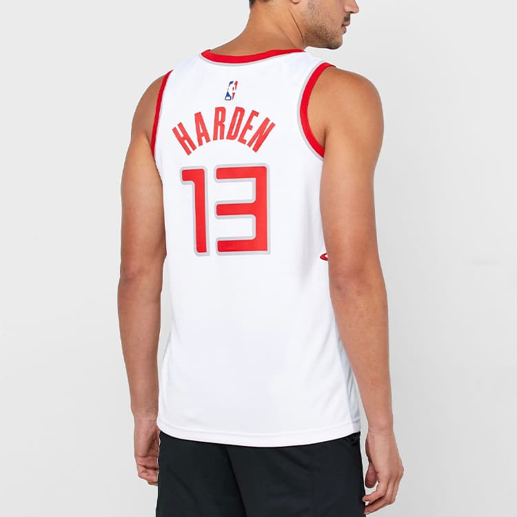Баскетбольная майка Nike NBA James Harden 13 Jersey White - изображение 5