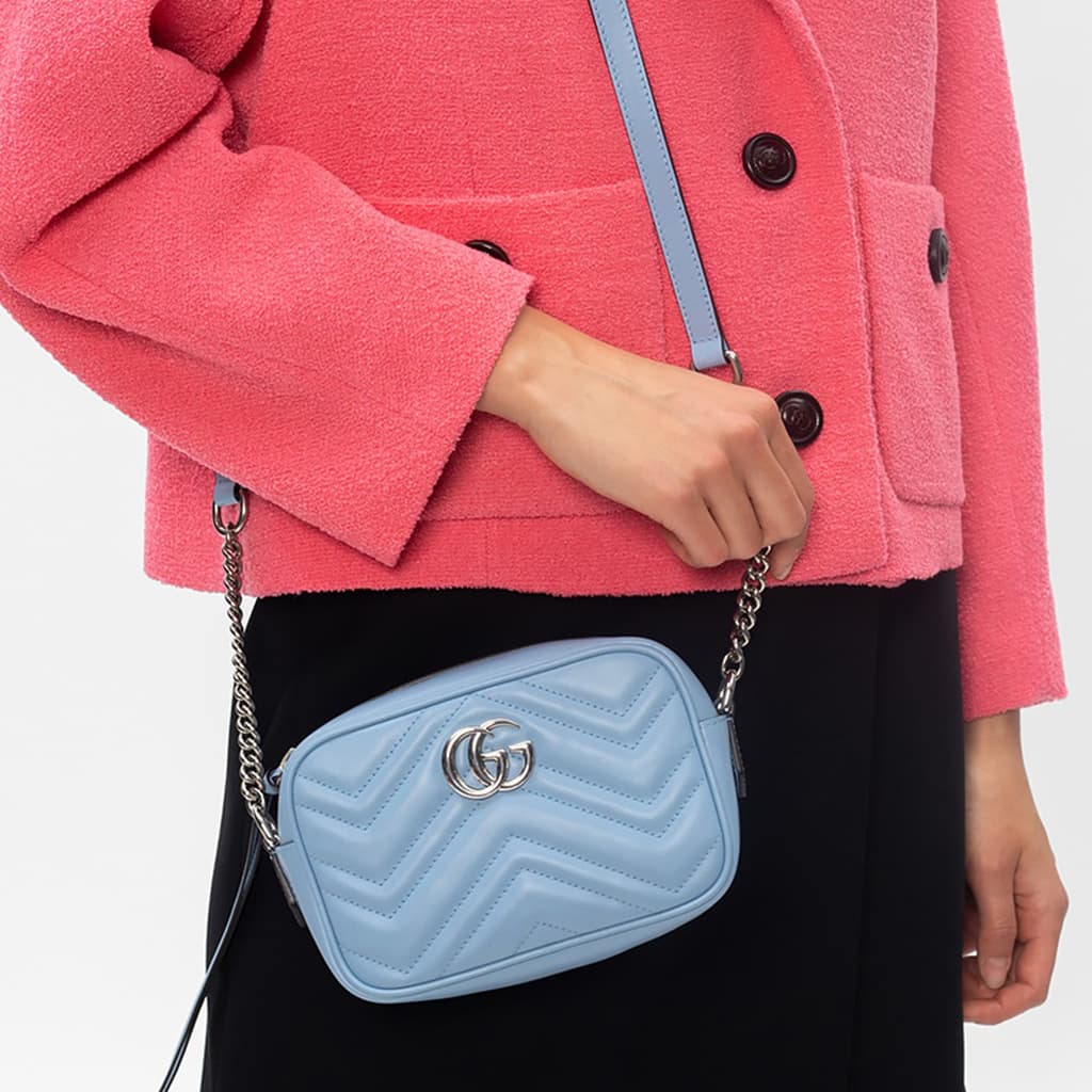 Сумка через плечо Gucci GG Marmont Mini - изображение 5