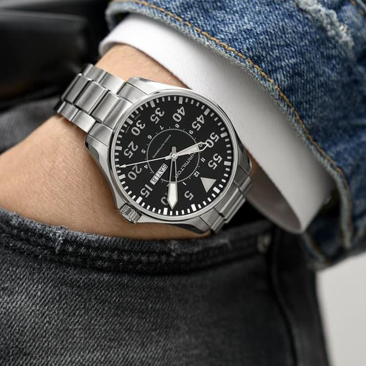 Часы Hamilton Khaki Aviation Pilot H64715135 - изображение 5