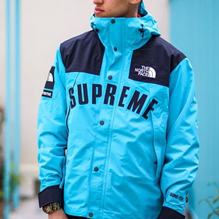 Демисезонная куртка Supreme x The North Face SS19 Jacket Blue - изображение 4