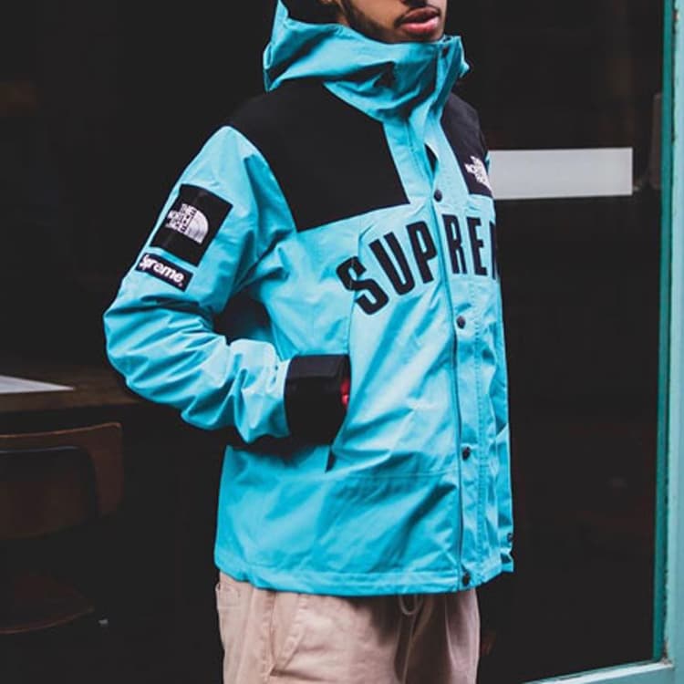 Демисезонная куртка Supreme x The North Face SS19 Jacket Blue - изображение 5