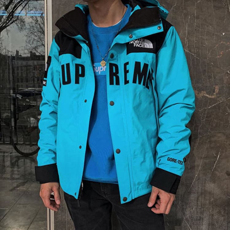 Демисезонная куртка Supreme x The North Face SS19 Jacket Blue - изображение 7